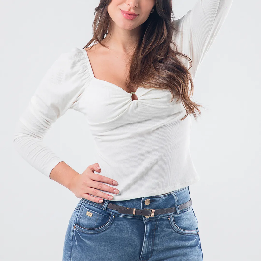 Blusa Manga Larga Adele