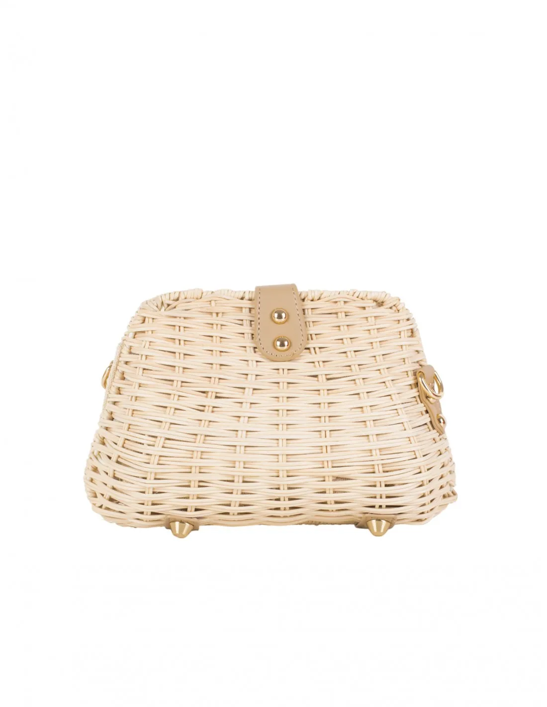 Bolso Bandolera Rafia Rígido