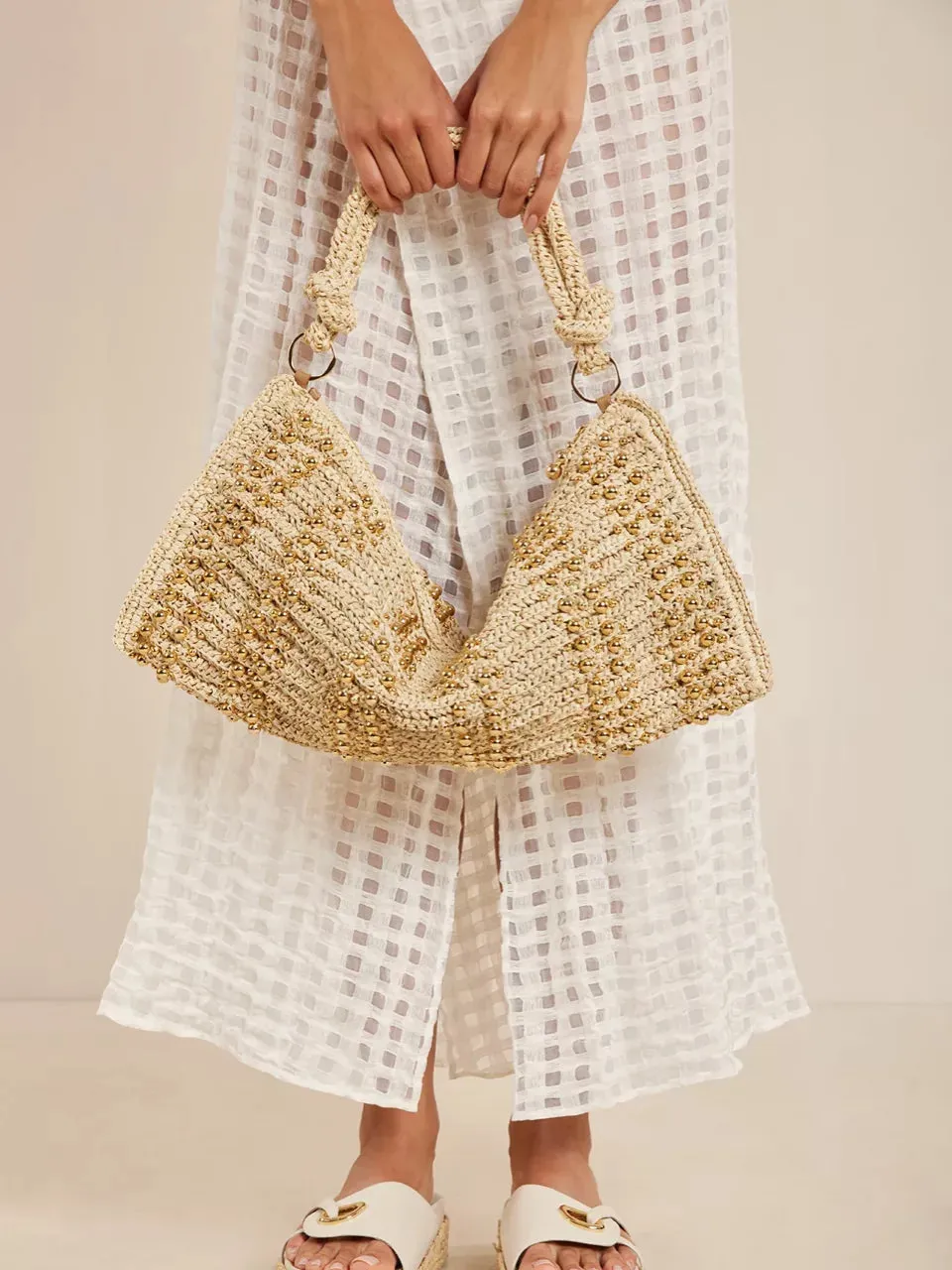 Bolso Hombro Rafia Hera