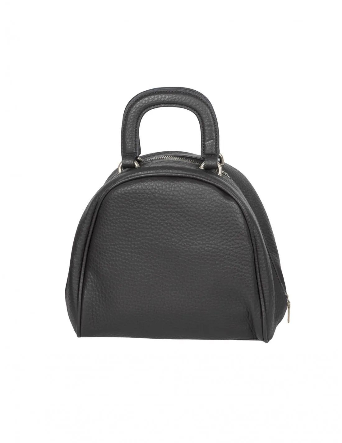 Bolso Mano Negro Redondeado