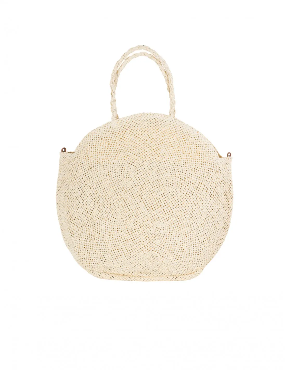 Bolso Shopper Rafia Redondo