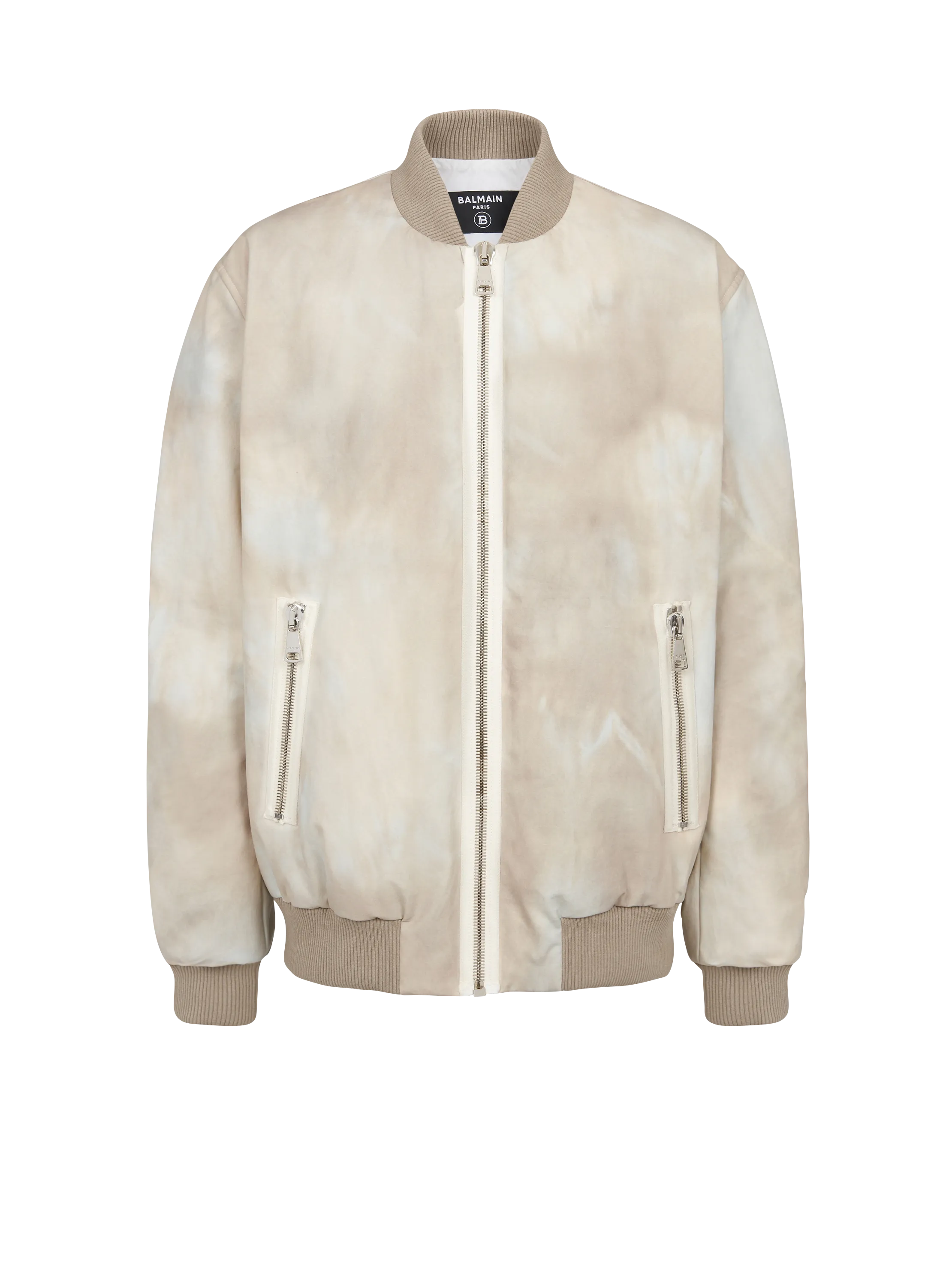 Bomber de algodón con estampado desierto