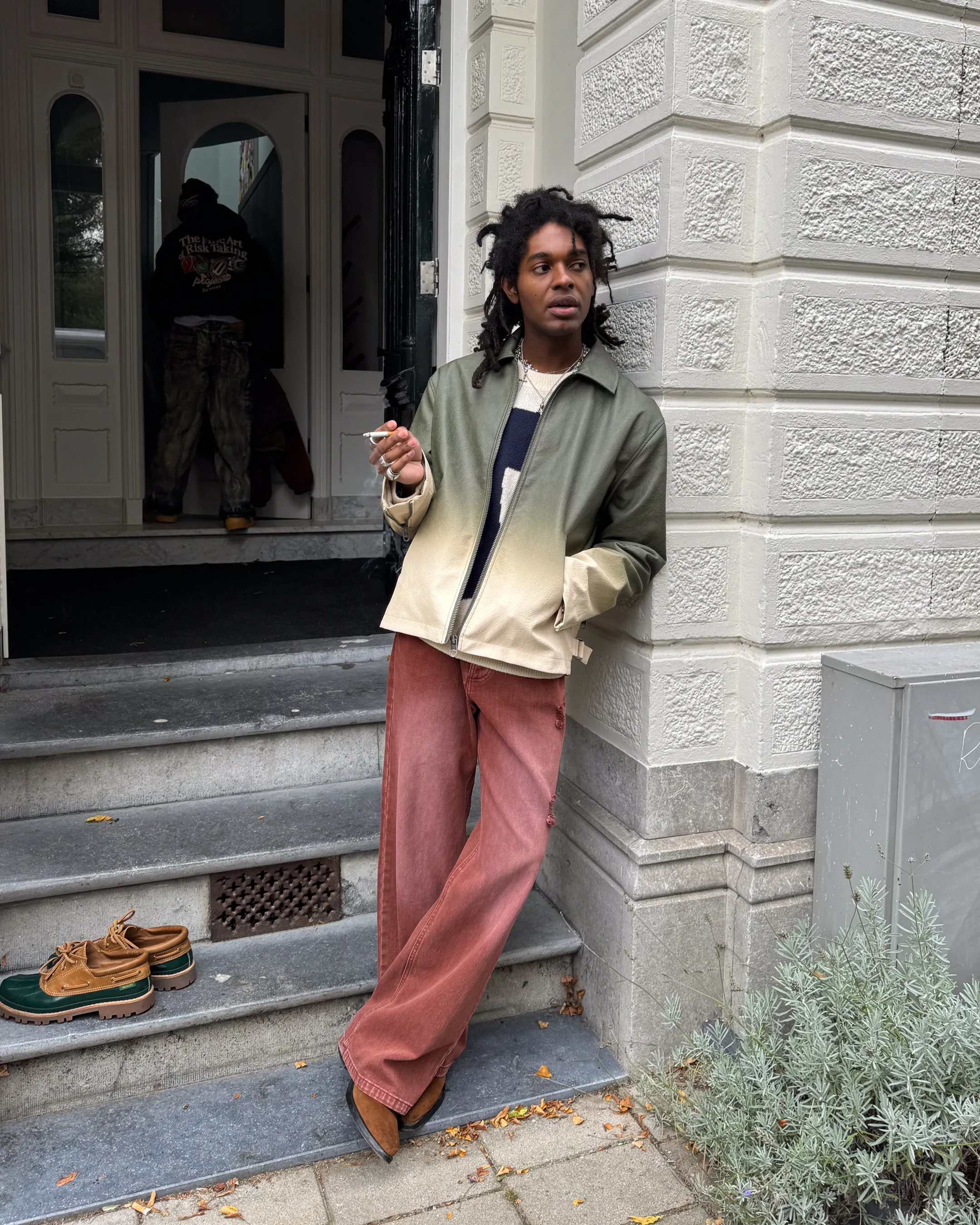 BOOTCUT PANTS RED