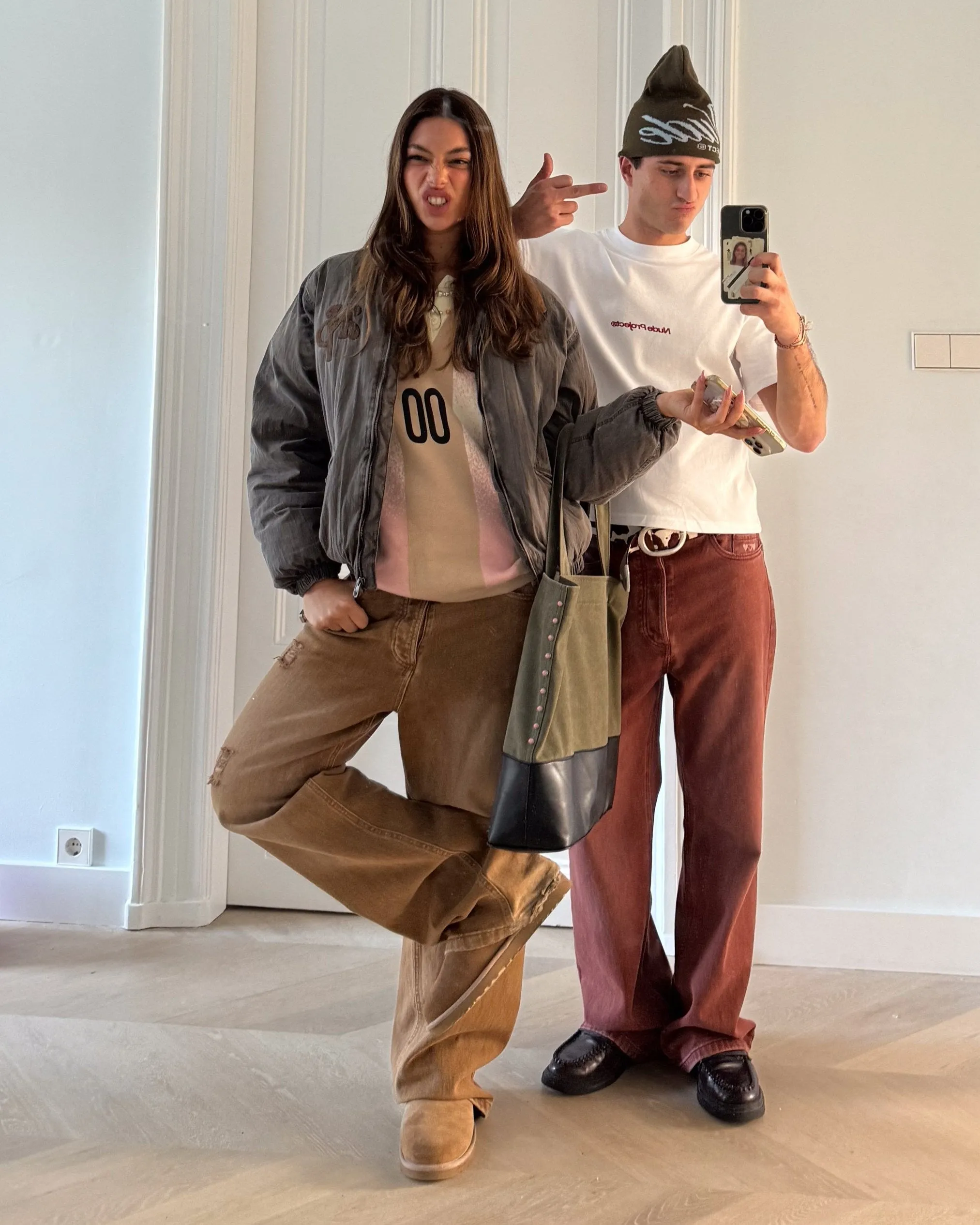 BOOTCUT PANTS RED