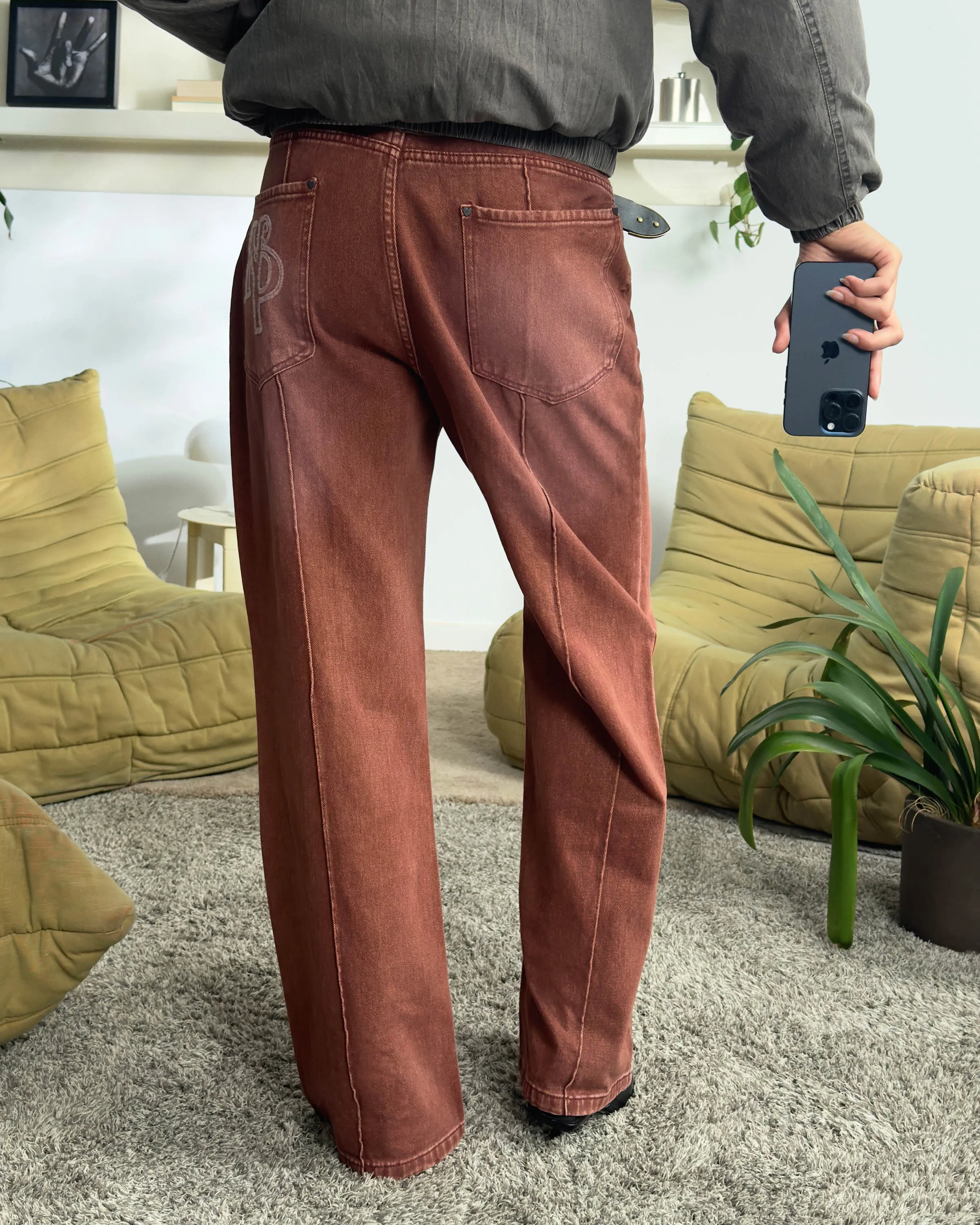 BOOTCUT PANTS RED