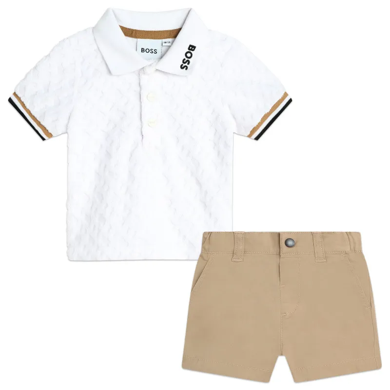 BOSS Conjunto polo y pantalón corto