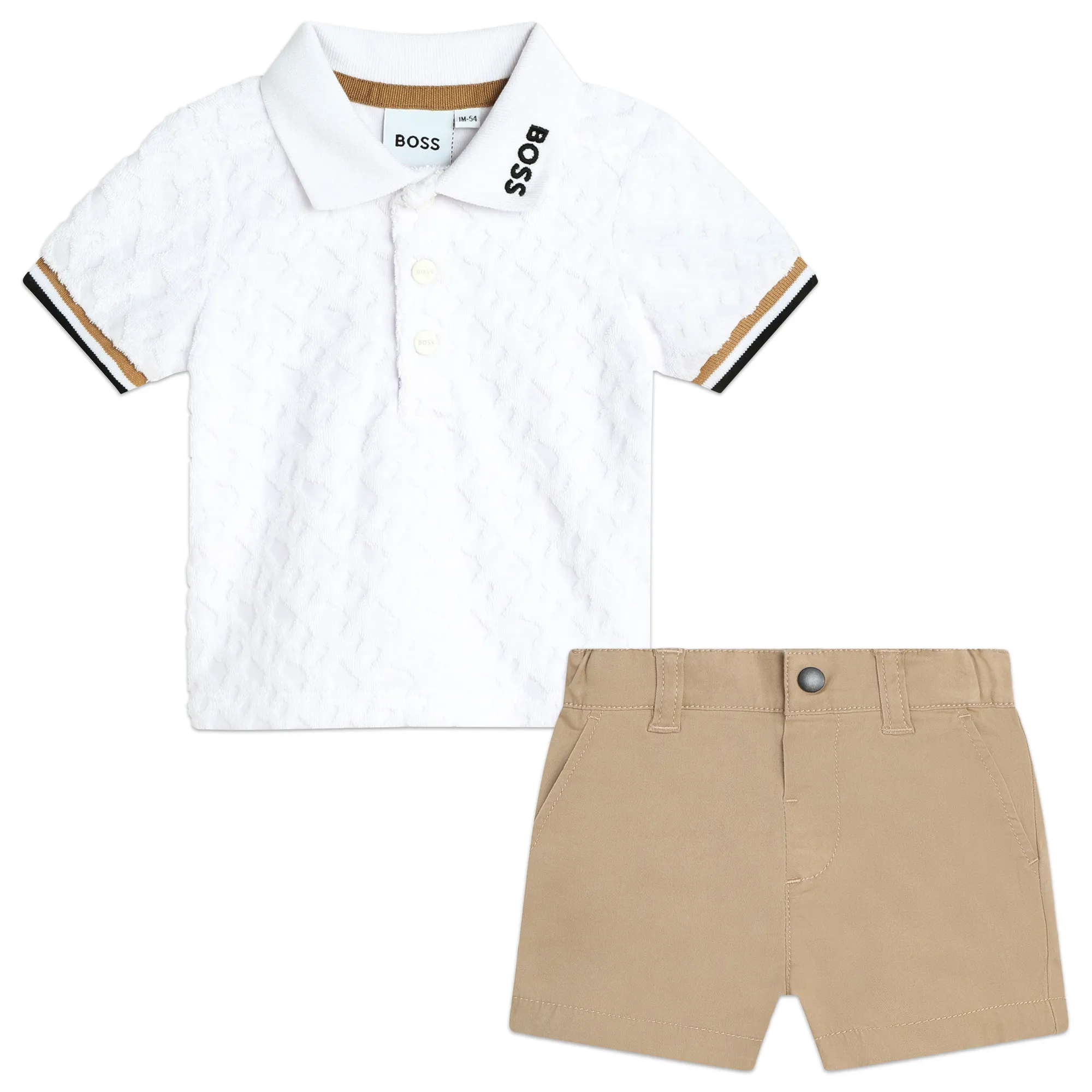 BOSS Conjunto polo y pantalón corto