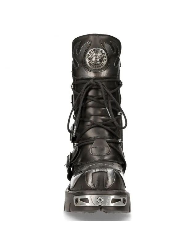 BOTAS NEW ROCK REACTOR PULIK NEGRO FUEGO