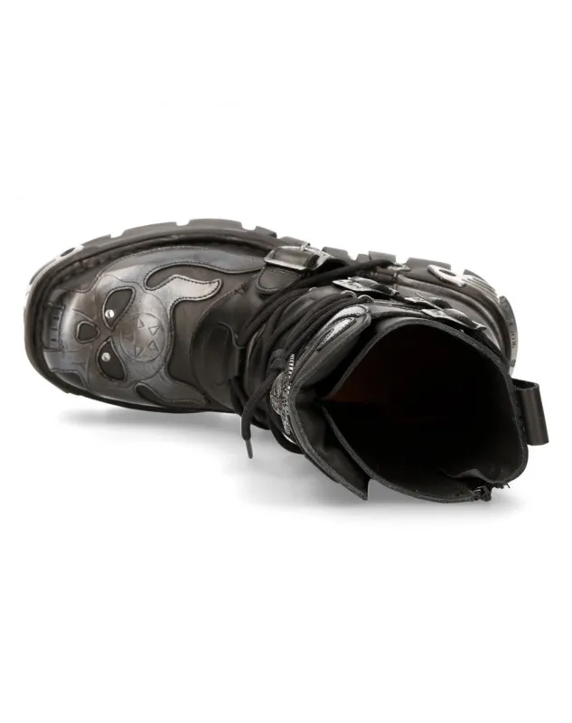 BOTAS NEW ROCK REACTOR PULIK NEGRO FUEGO
