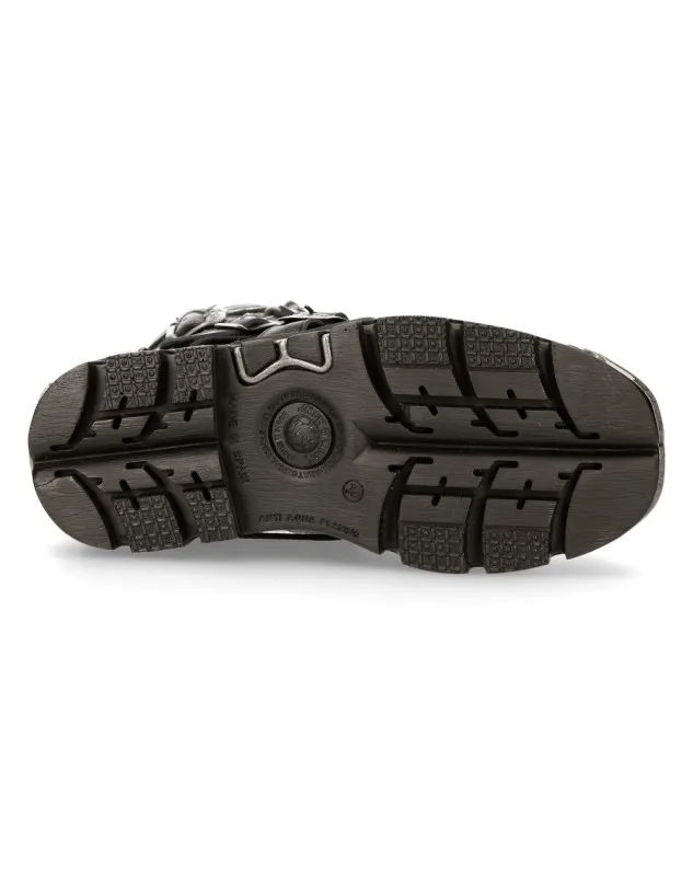 BOTAS NEW ROCK REACTOR PULIK NEGRO FUEGO