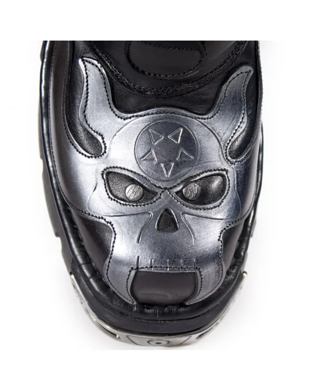 BOTAS NEW ROCK REACTOR PULIK NEGRO FUEGO