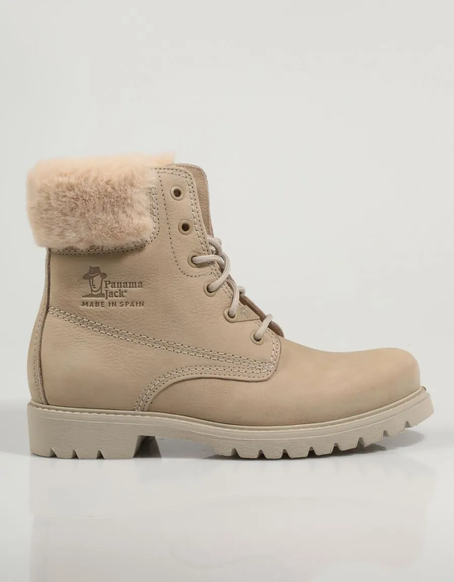  botines PANAMA JACK Felicia en Beige 80405