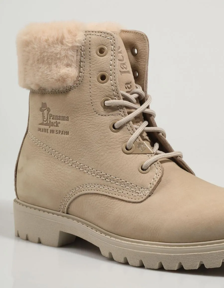  botines PANAMA JACK Felicia en Beige 80405