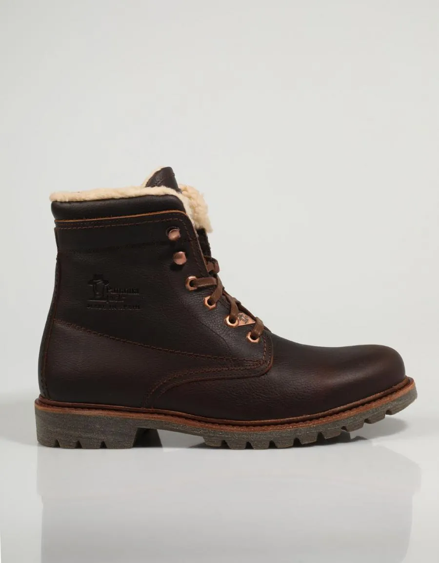  bottines PANAMA JACK P03 Aviator en Maron 80419