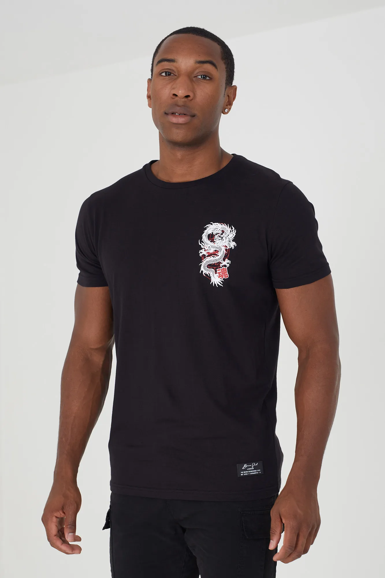 Brave Soul Camiseta estampada en espalda