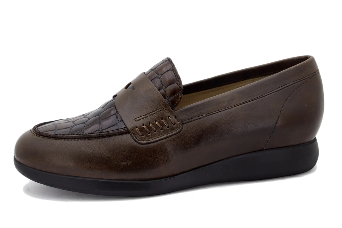 Brown Leather Moccasin