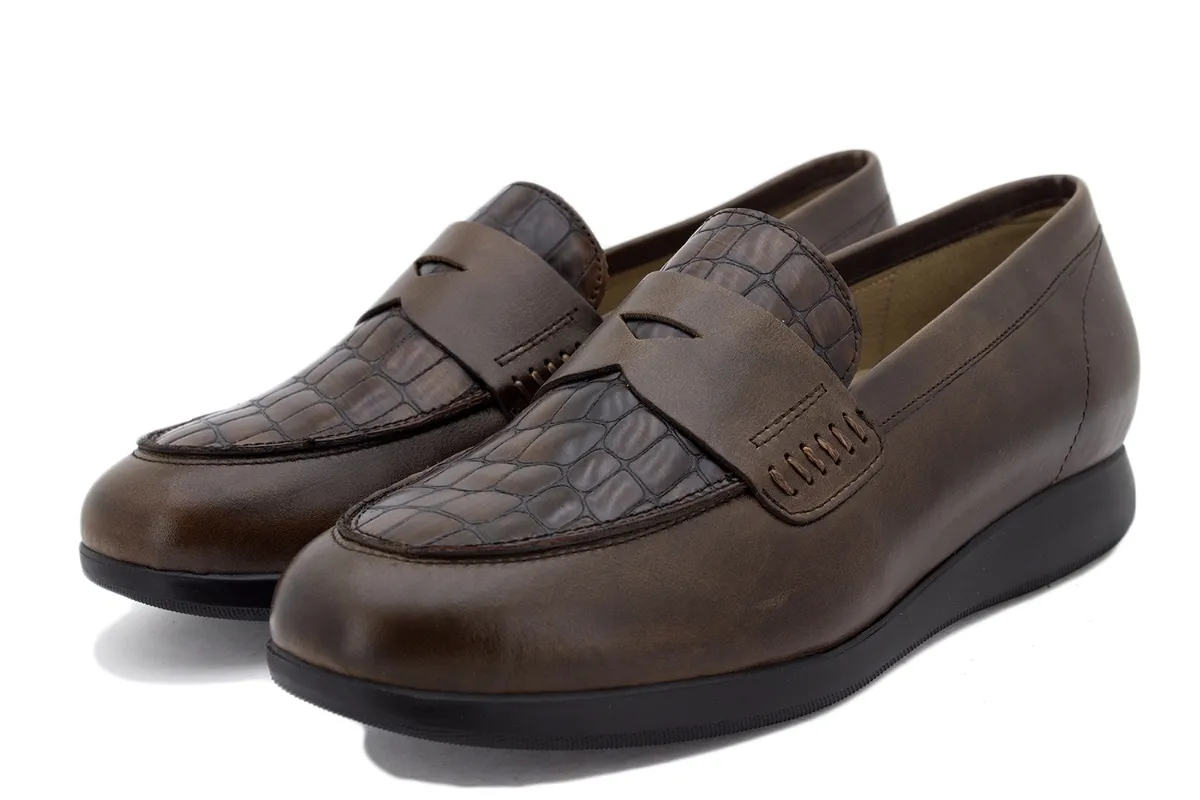 Brown Leather Moccasin