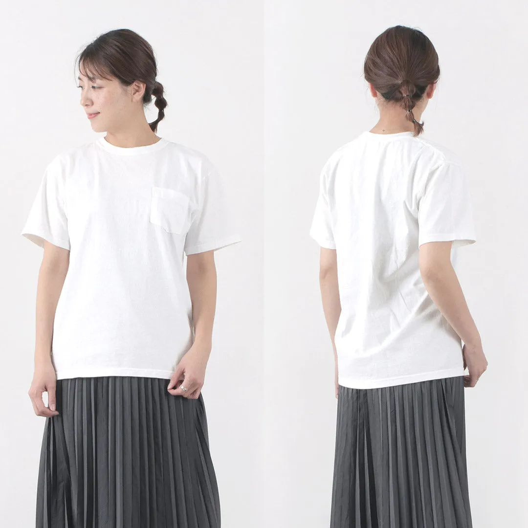 Buena camiseta de cuello de bolsillo de bolsillo de manga corta / manga corta