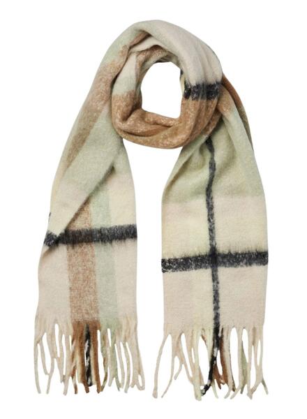 Bufanda Pieces Bea Long Verde Para Mujer