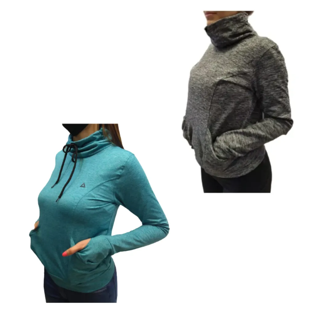 BUZOS DEPORTIVOS DE MUJER CUELLO ALTO  COMBO X2 !
