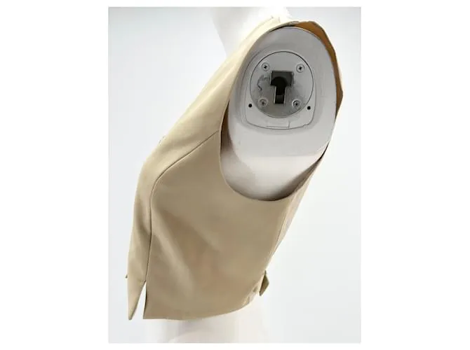BY MALENE BIRGER Tops T.FR 36 Poliéster Beige 