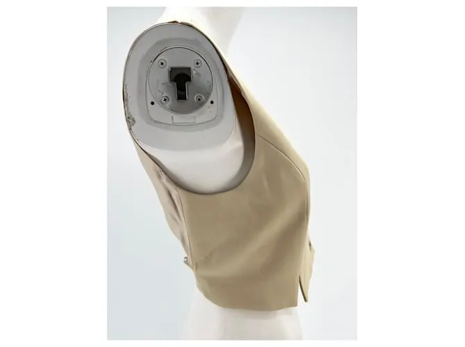 BY MALENE BIRGER Tops T.FR 36 Poliéster Beige 
