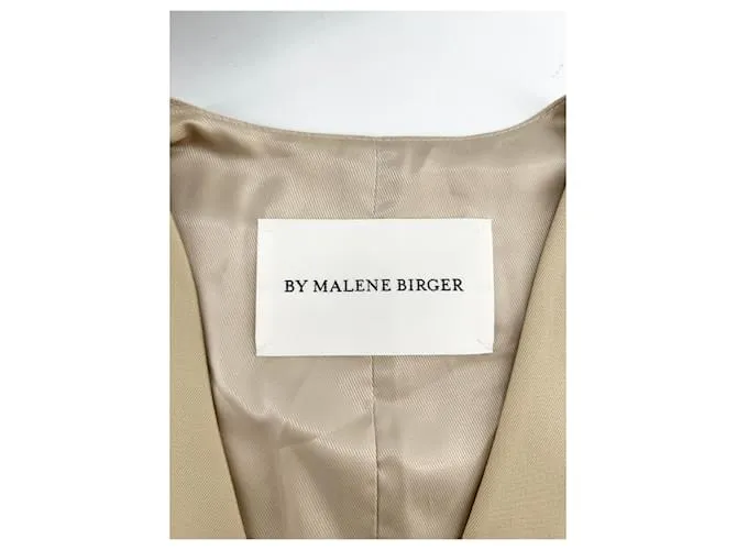 BY MALENE BIRGER Tops T.FR 36 Poliéster Beige 