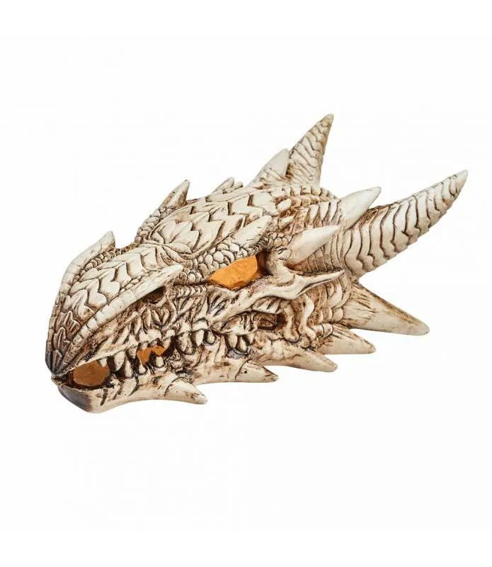Calavera decorativa de resina LED dragon skull head V49 by Alchemy