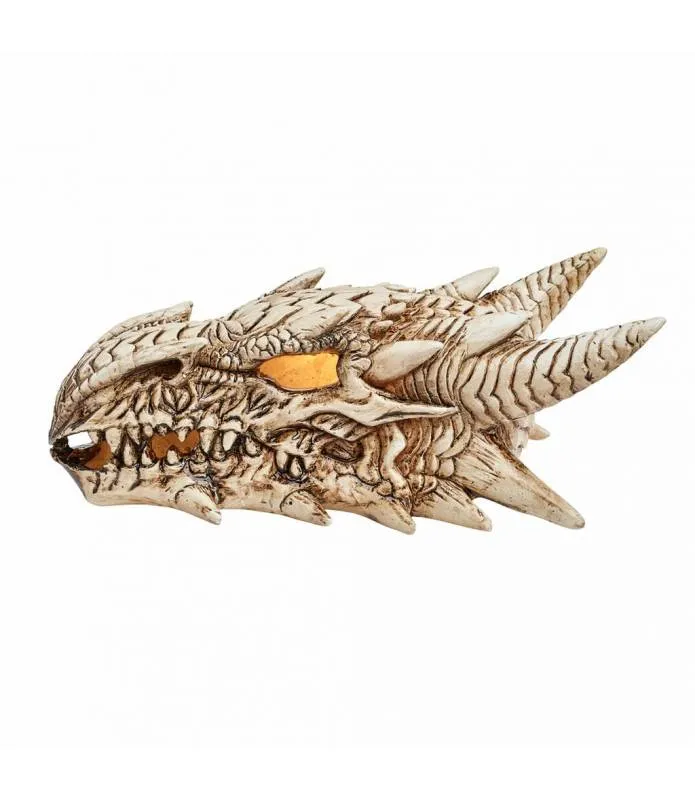 Calavera decorativa de resina LED dragon skull head V49 by Alchemy