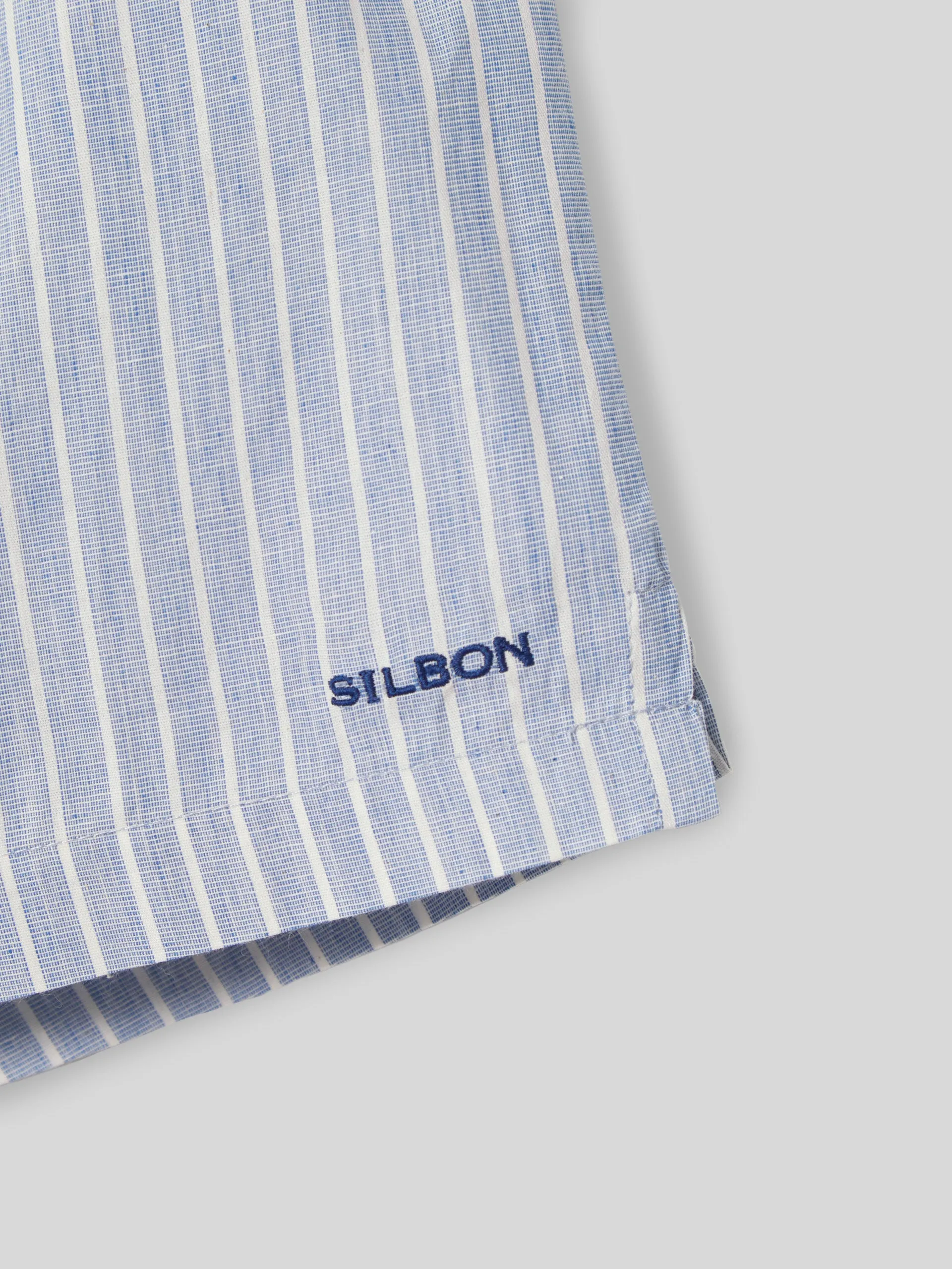 Calzoncillo silbon rayas celestes