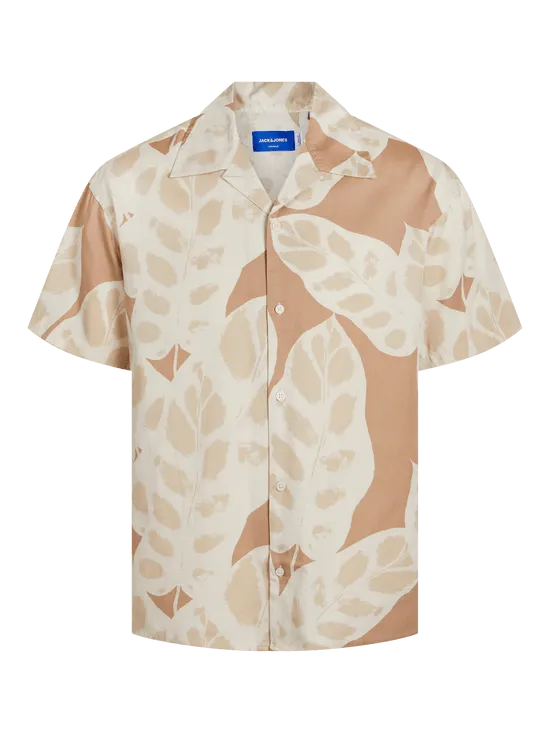 CAMISA CON ESTAMPADO MARRóN  JORSEQUOIA