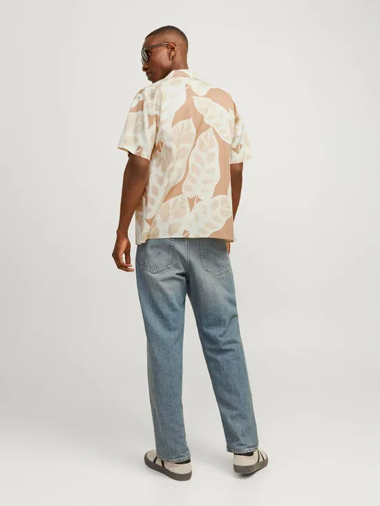 CAMISA CON ESTAMPADO MARRóN  JORSEQUOIA