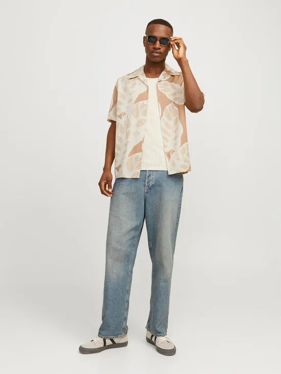 CAMISA CON ESTAMPADO MARRóN  JORSEQUOIA