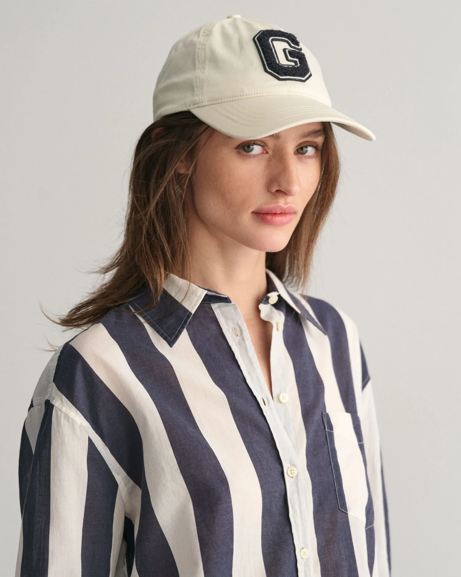 Camisa Relaxed Fit Parasol a rayas