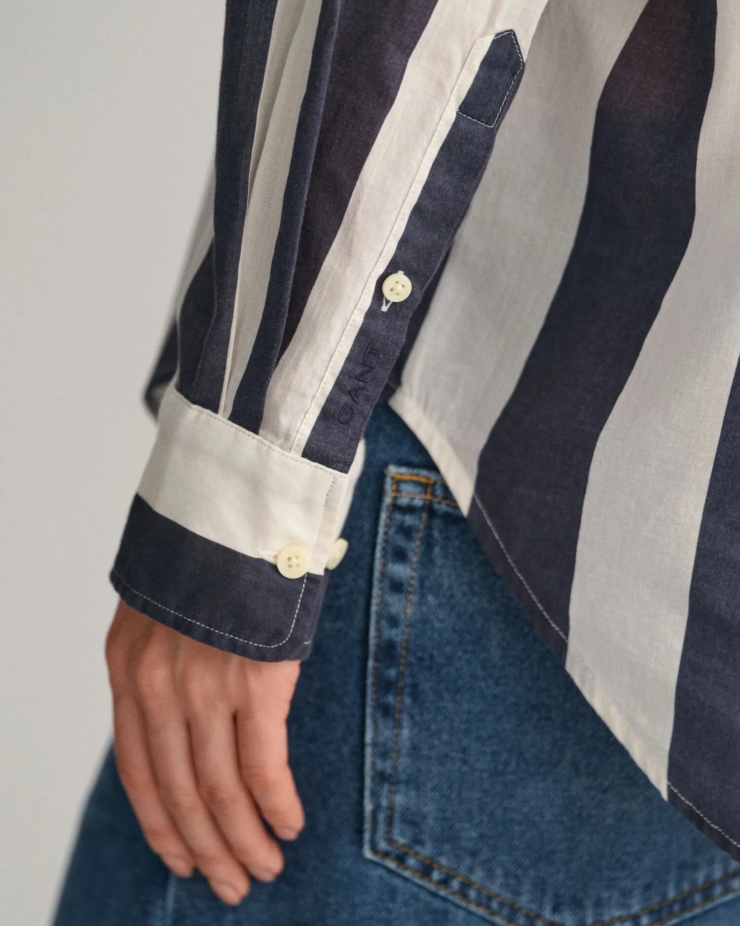 Camisa Relaxed Fit Parasol a rayas