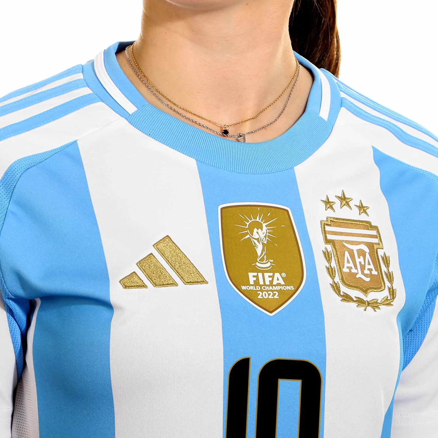 CAMISETA ADIDAS ARGENTINA MUJER 2024 MESSI10