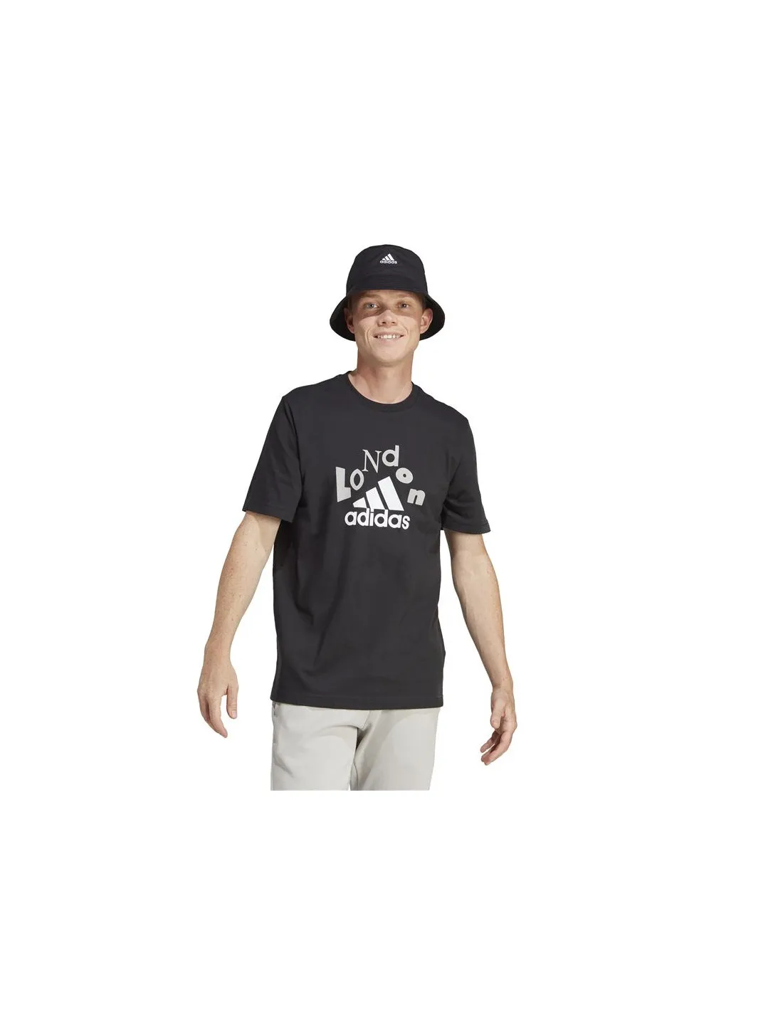 Camiseta adidas Ldn Graphic Hombre Negro