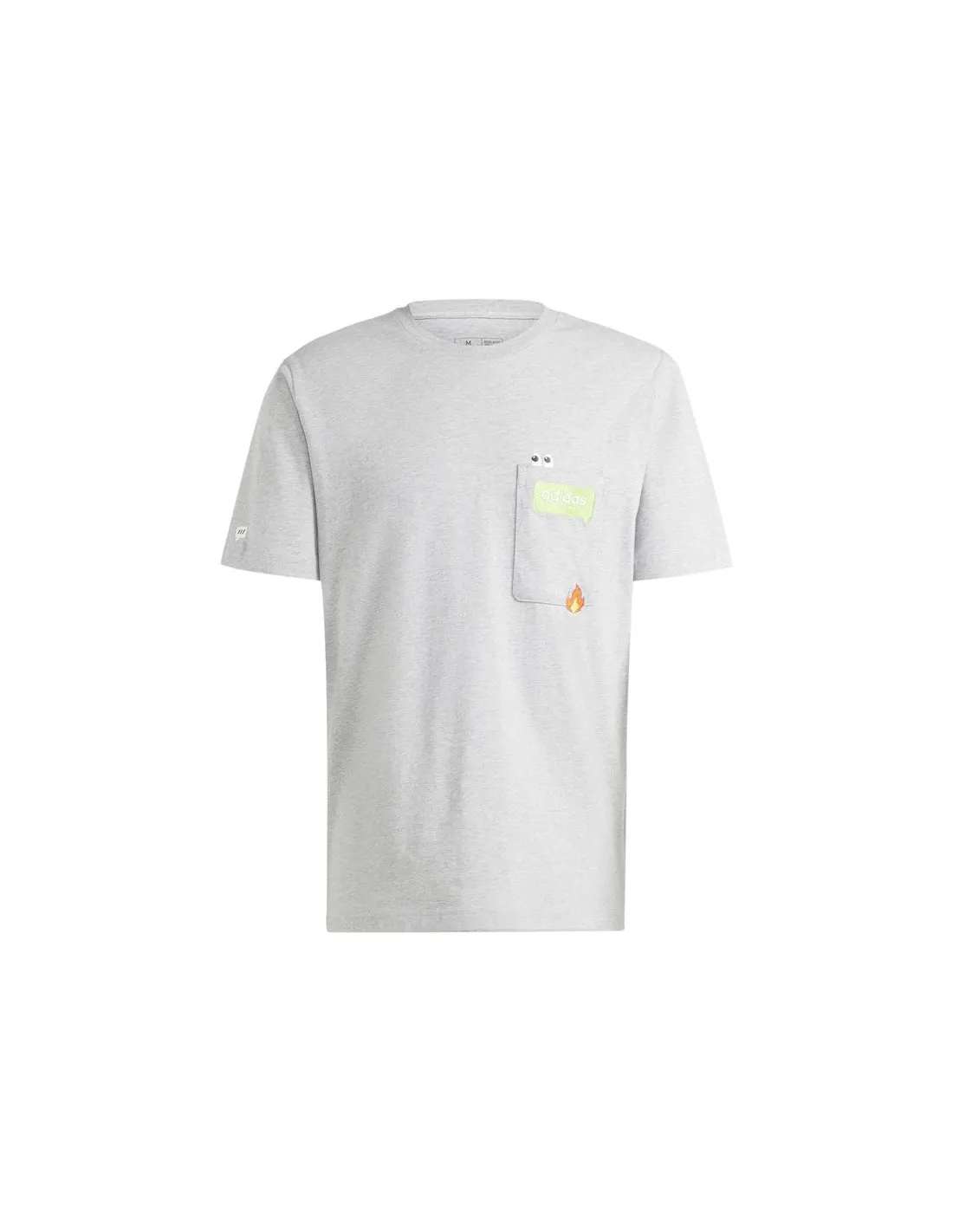Camiseta adidas Remoji Pocket Graphic Hombre Gris