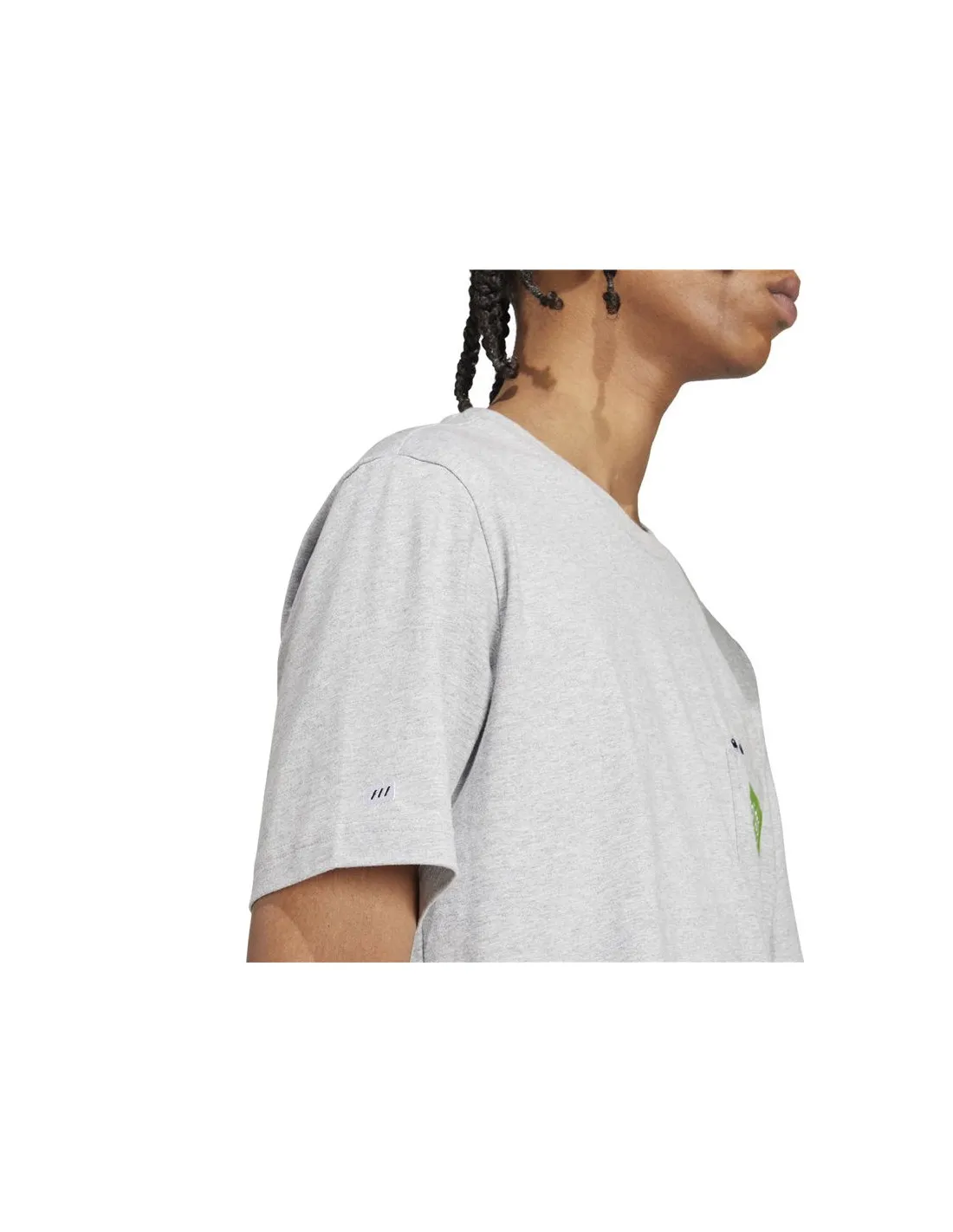 Camiseta adidas Remoji Pocket Graphic Hombre Gris