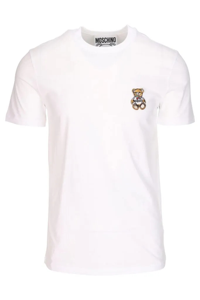 Camiseta blanca con minilogo oso