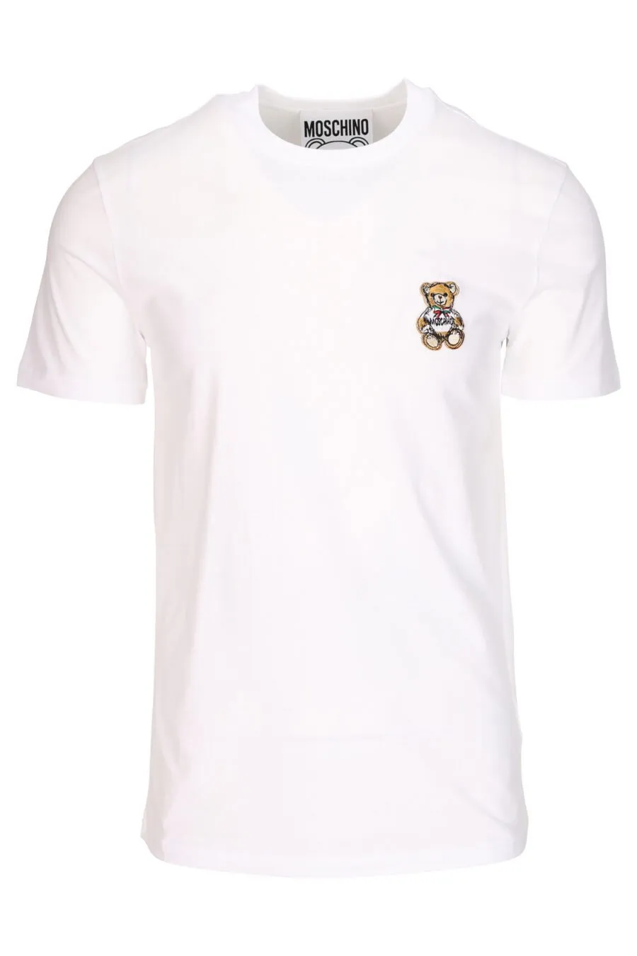 Camiseta blanca con minilogo oso