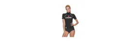 Camiseta Cressi Rashguard Dive Center Manga Corta Mujer