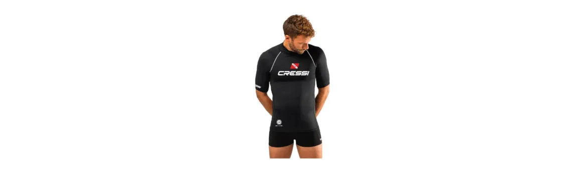 Camiseta Cressi Rashguard Dive Center Manga Corta