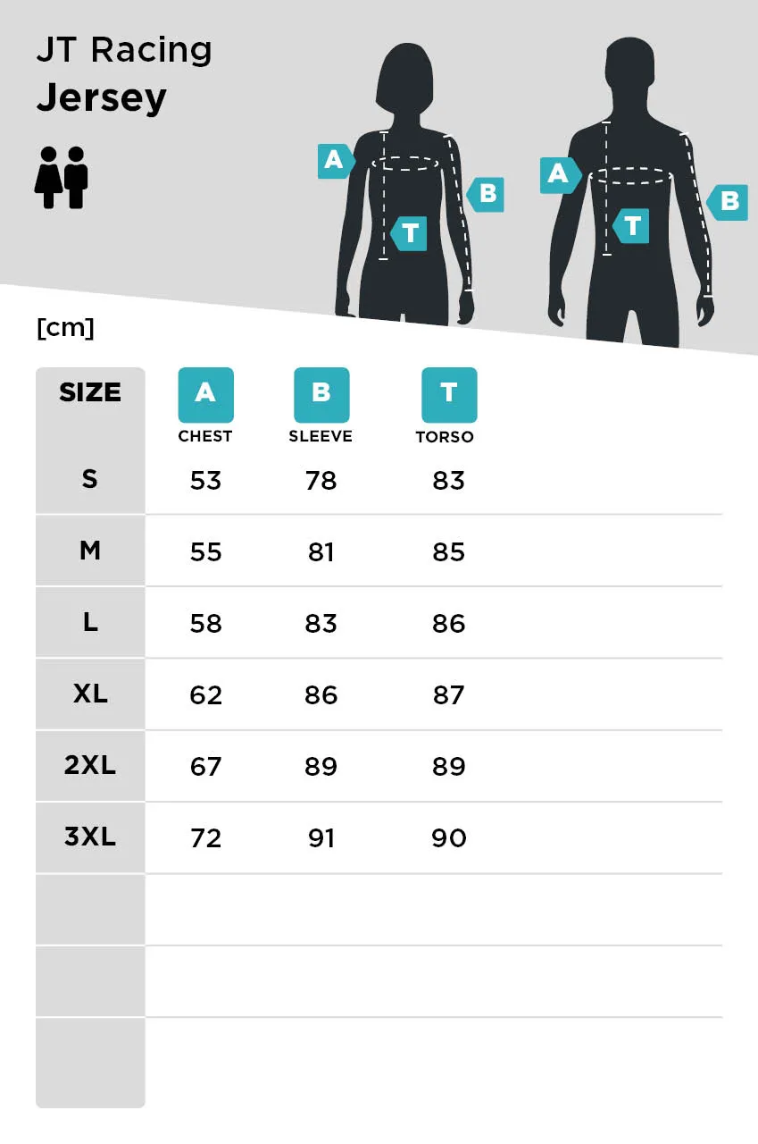 Camiseta de Cross JT Racing Hyperlite Blueprint OBNYL