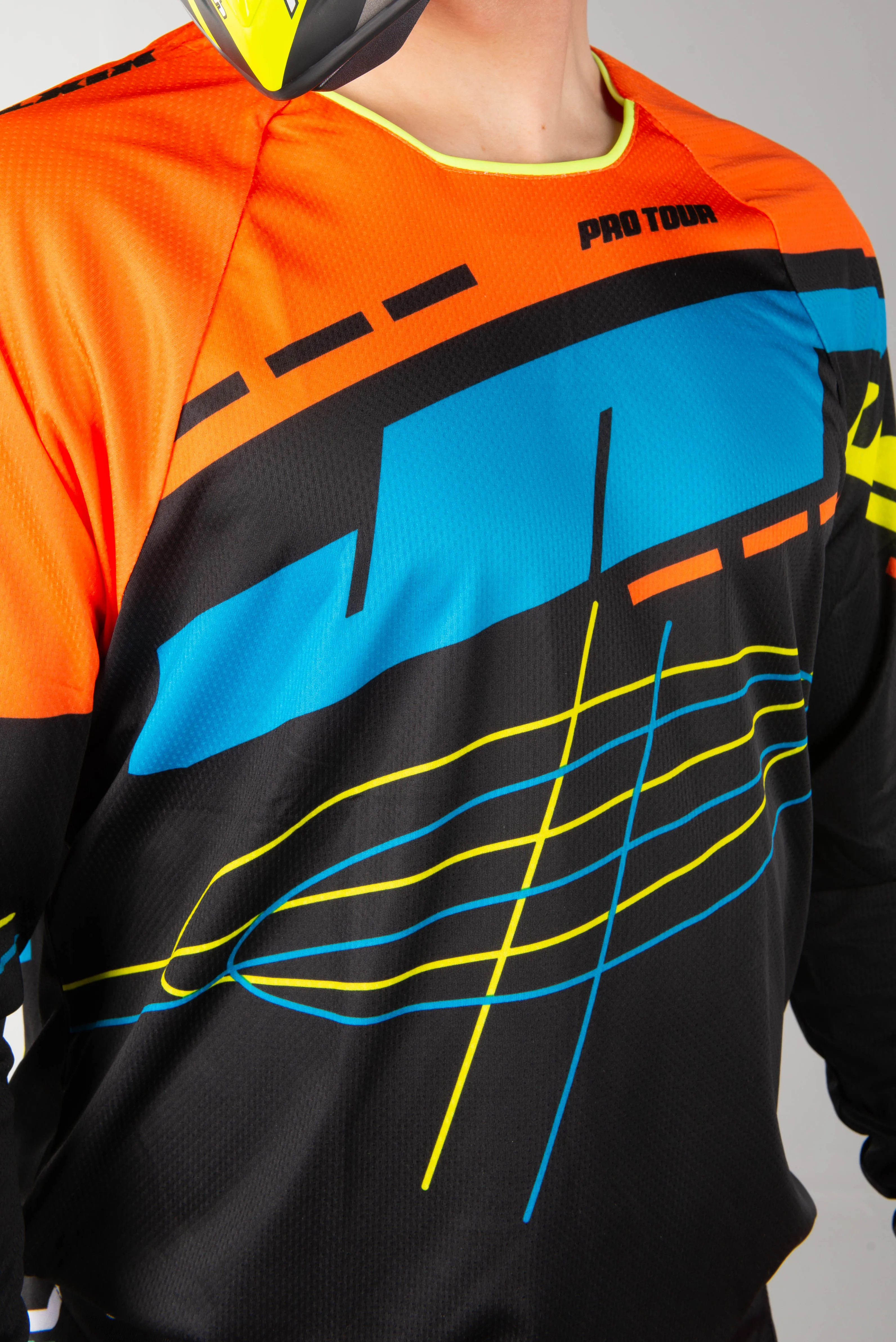 Camiseta de Cross JT Racing Hyperlite Blueprint OBNYL