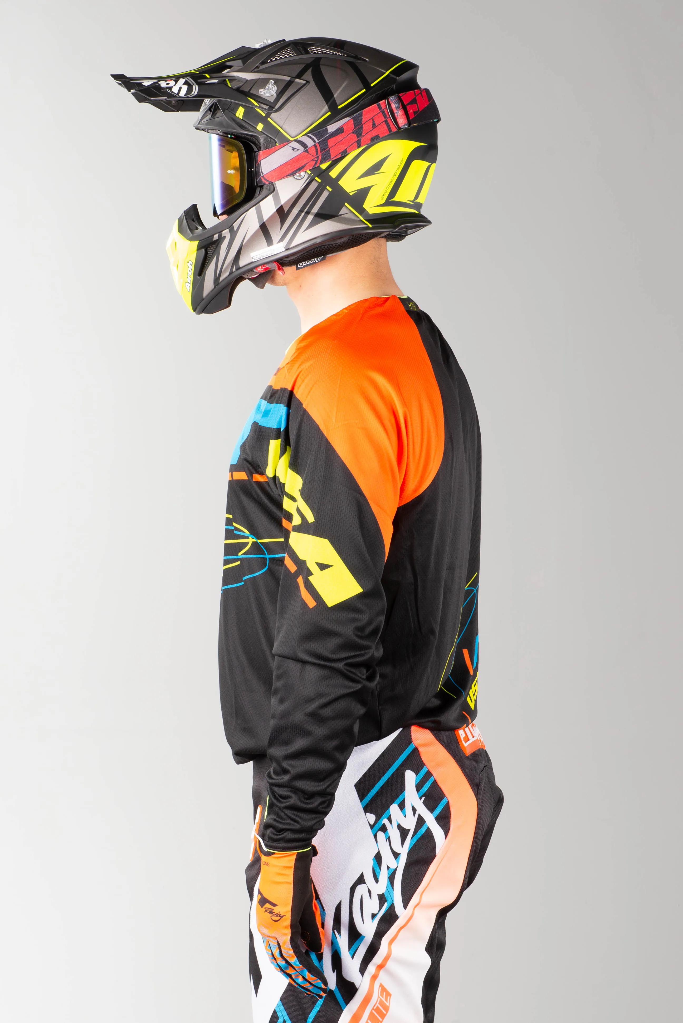 Camiseta de Cross JT Racing Hyperlite Blueprint OBNYL