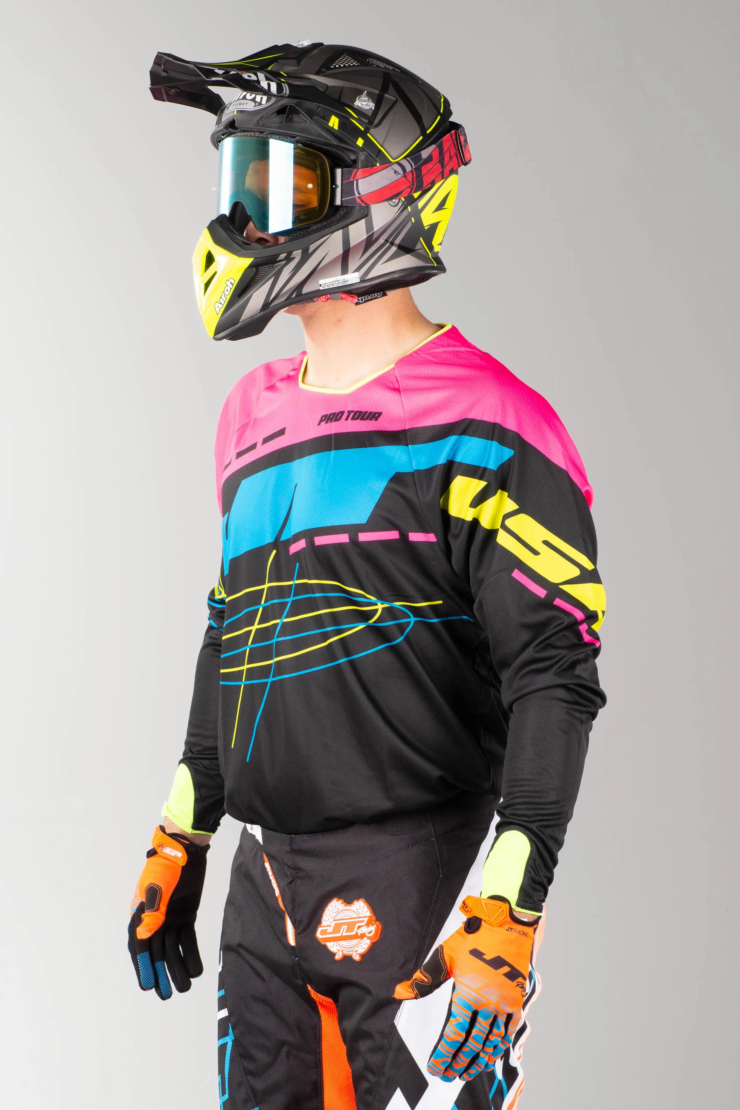 Camiseta de Cross JT Racing Hyperlite Blueprint PBNYL