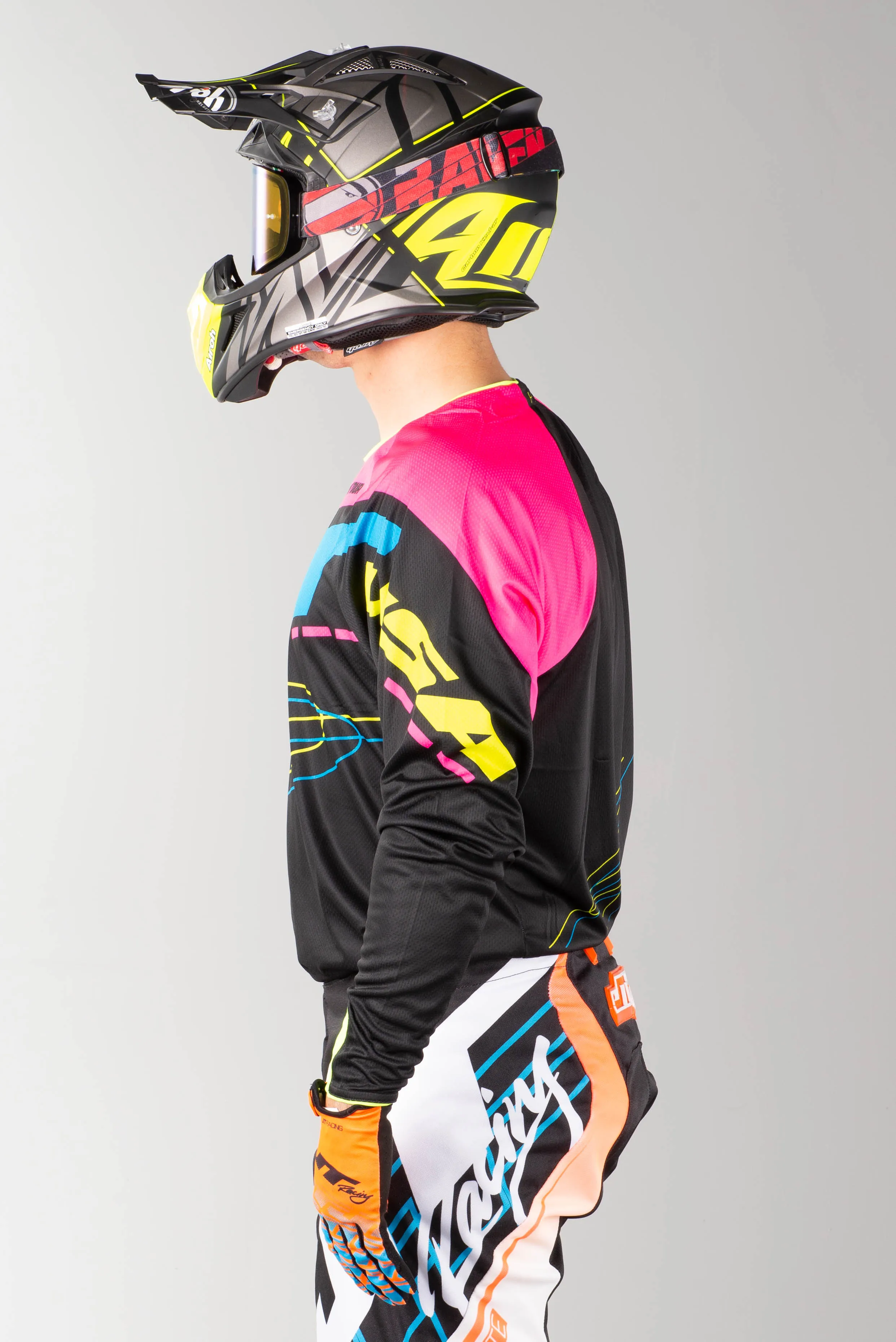 Camiseta de Cross JT Racing Hyperlite Blueprint PBNYL