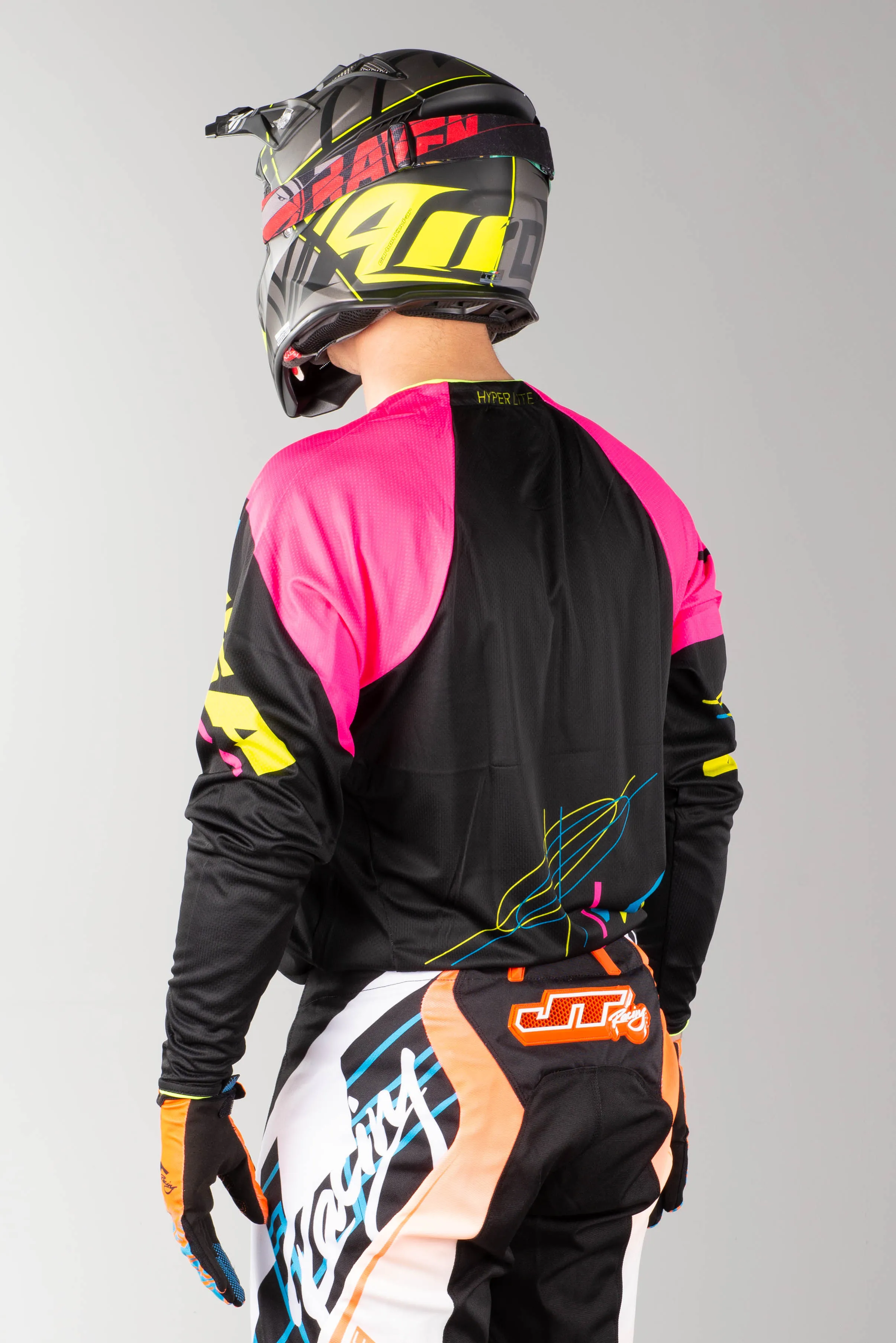 Camiseta de Cross JT Racing Hyperlite Blueprint PBNYL