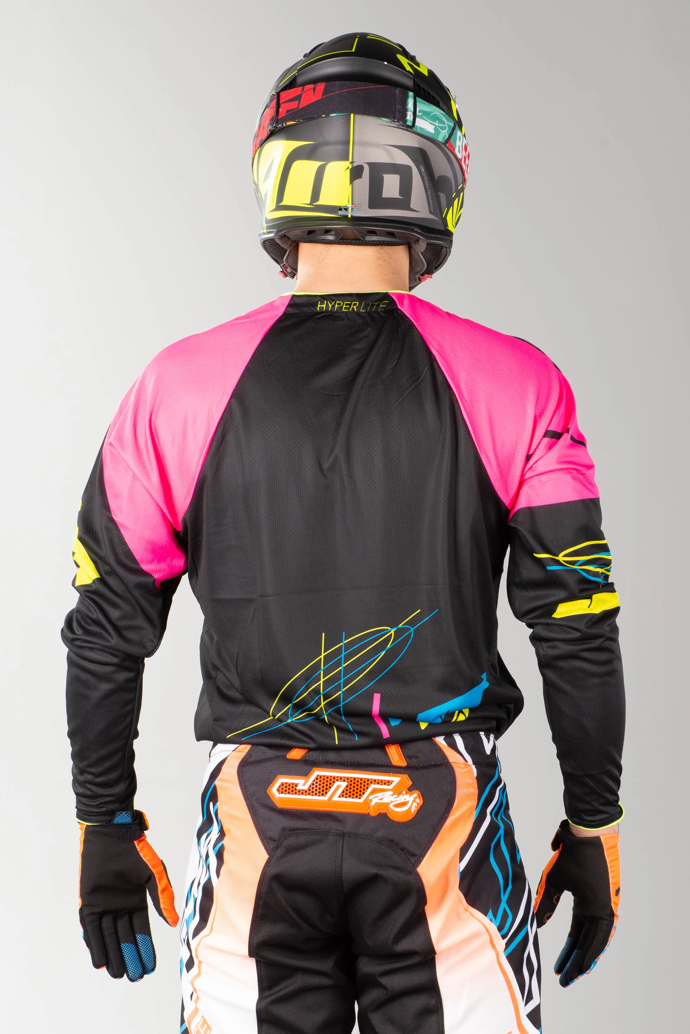 Camiseta de Cross JT Racing Hyperlite Blueprint PBNYL